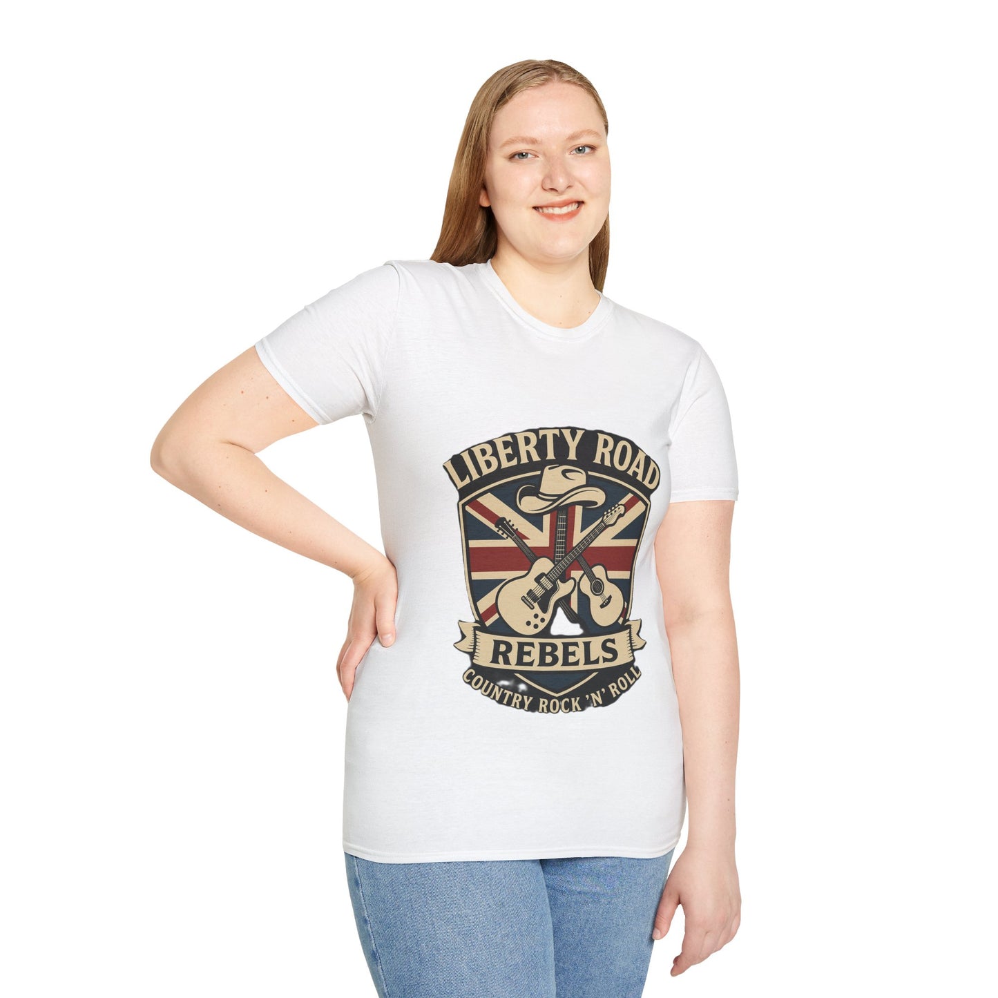 Liberty Road Rebels Britannia T-Shirt  Unisex Softstyle Tee