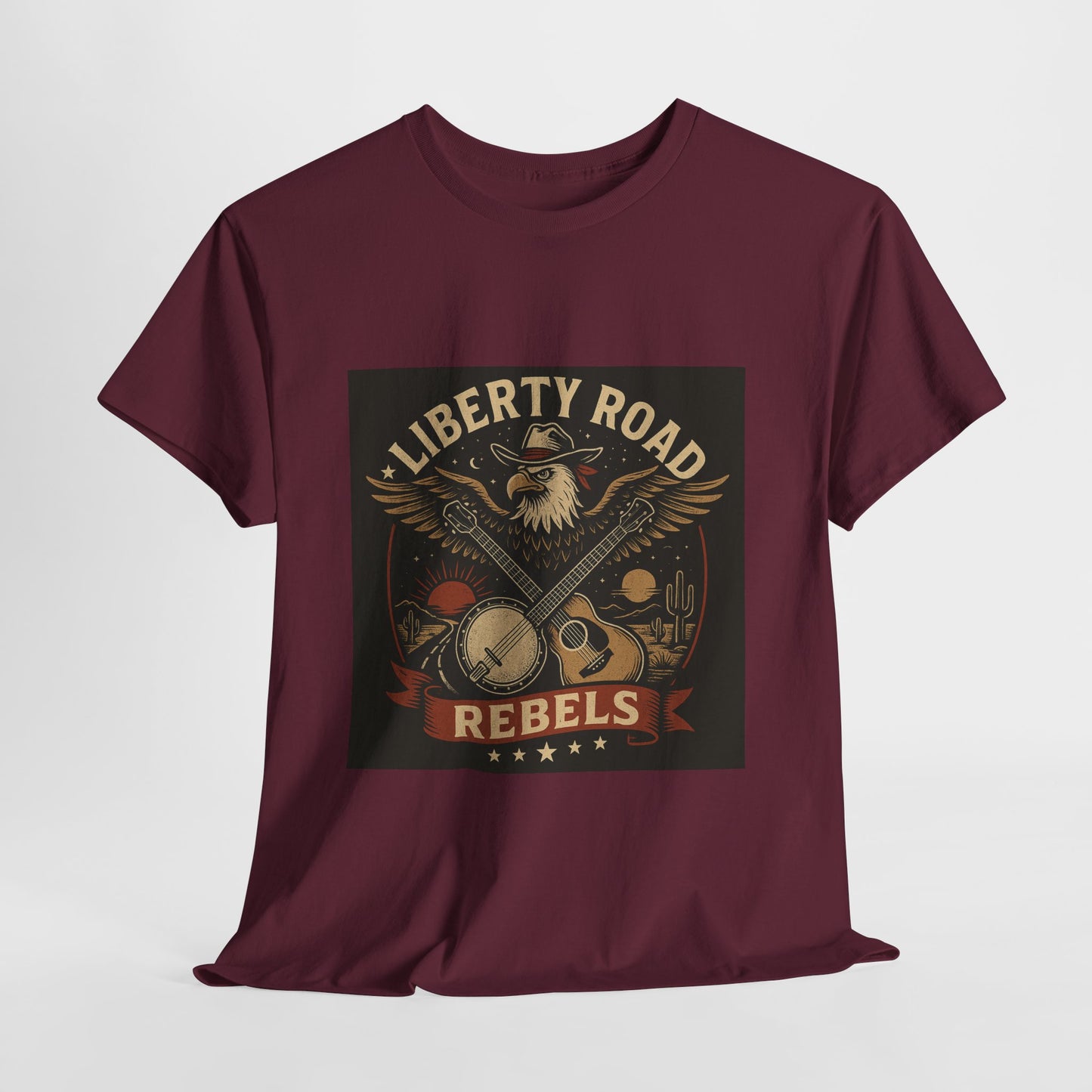 Liberty Road Rebels Vintage Americana Style Tee Unisex T-Shirt