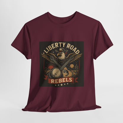 Liberty Road Rebels Vintage Americana Style Tee Unisex T-Shirt
