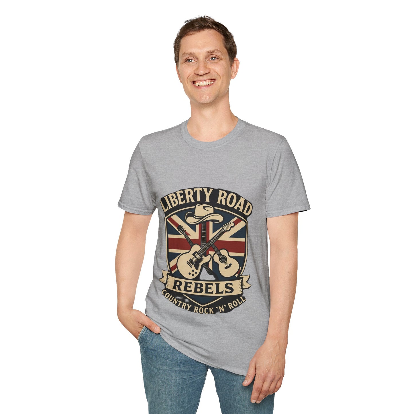 Liberty Road Rebels Britannia T-Shirt  Unisex Softstyle Tee