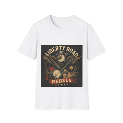 Liberty Road Rebels Vintage Americana Style T-Shirt