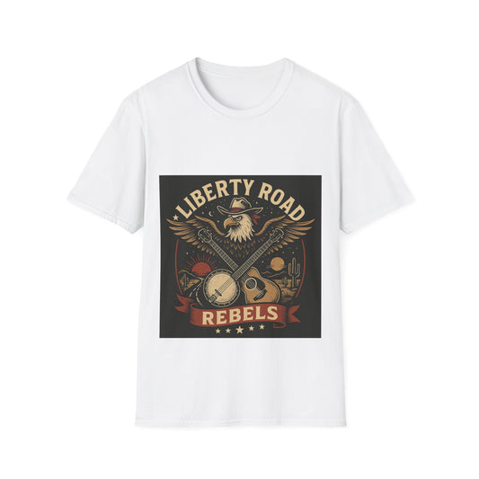 Liberty Road Rebels Vintage Americana Style T-Shirt