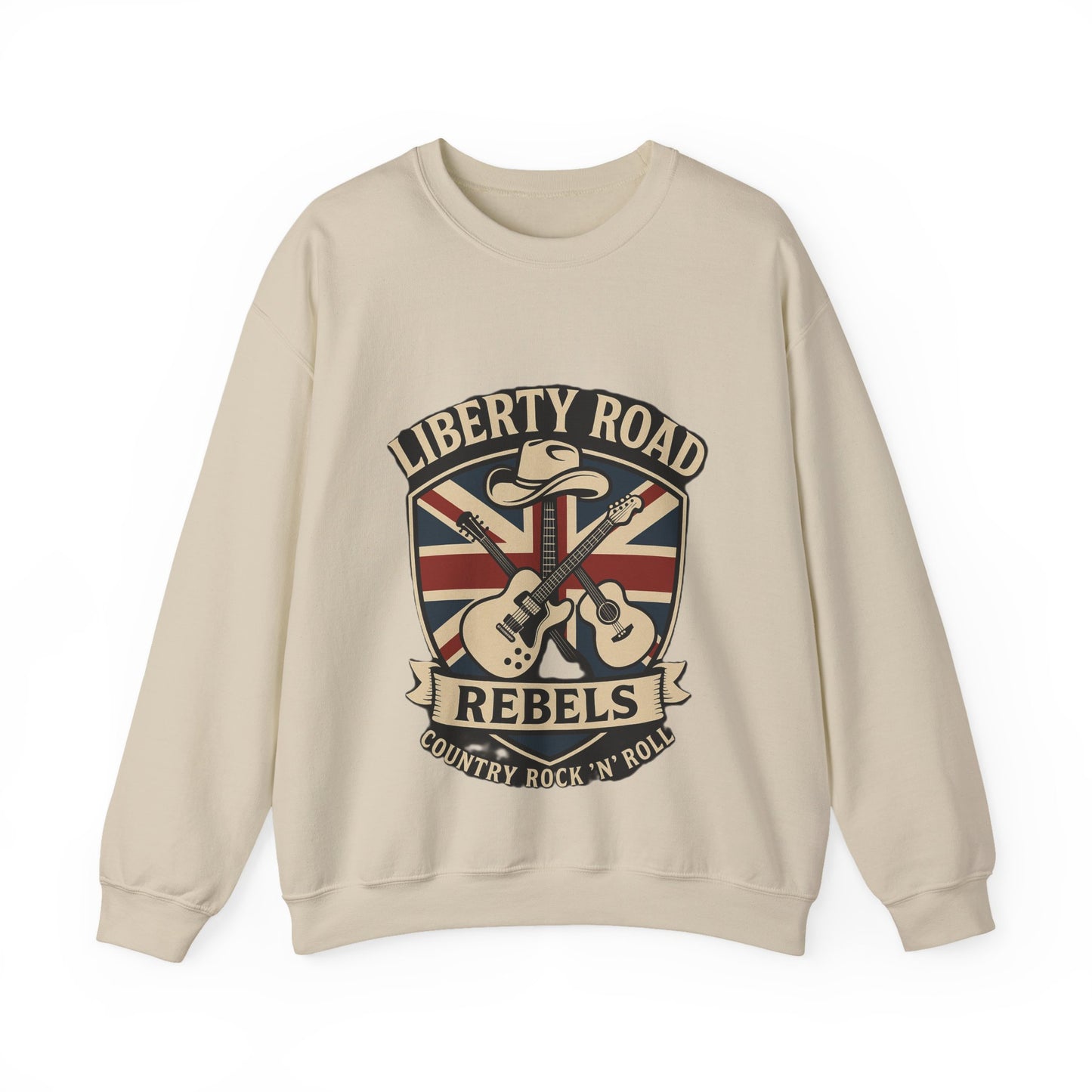 Liberty Road Rebels Britannia Sweatshirt Unisex Crewneck Longsleeve T-Shirt