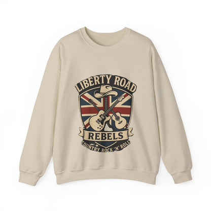 Liberty Road Rebels Britannia Sweatshirt Unisex Crewneck Longsleeve T-Shirt