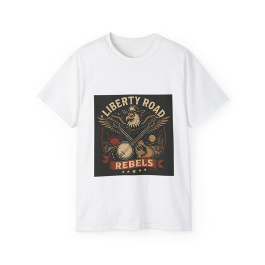 Liberty Road Rebels Vintage Americana Style Unisex Tee T-Shirt
