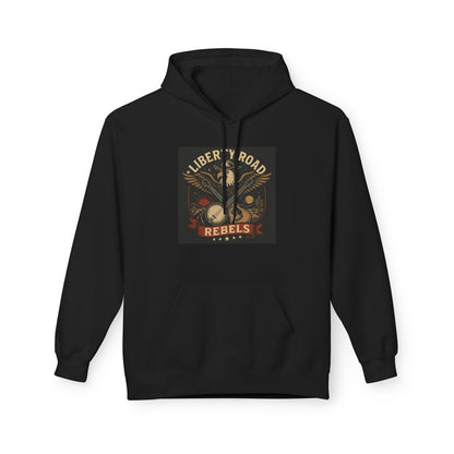 Liberty Road Rebels Vintage Americana Style Soft Fleece Hoodie
