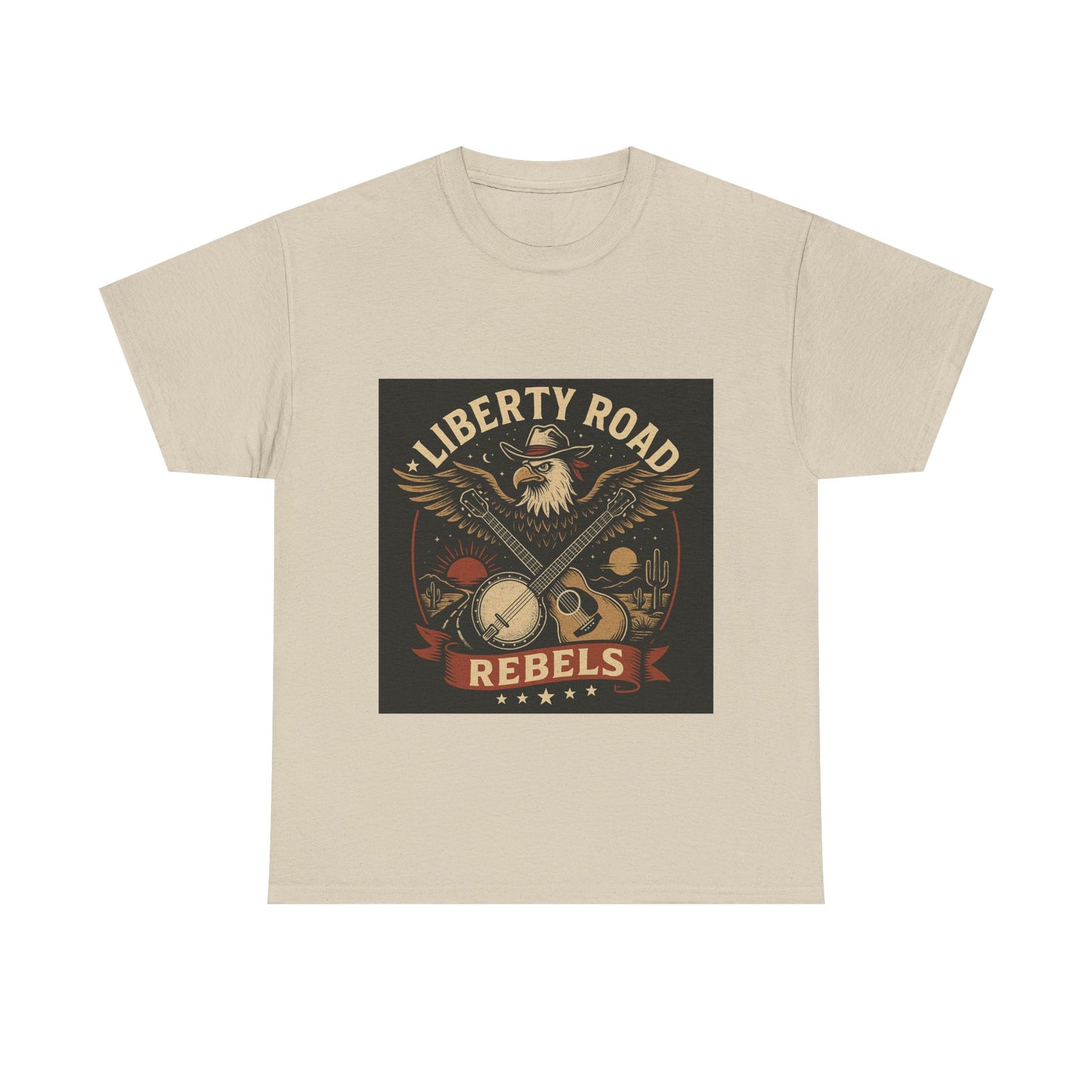 Liberty Road Rebels Vintage Americana Style Tee Unisex T-Shirt