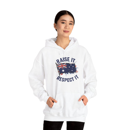 Raise It Respect It Aussie Flag Pride Unisex Sweatshirt