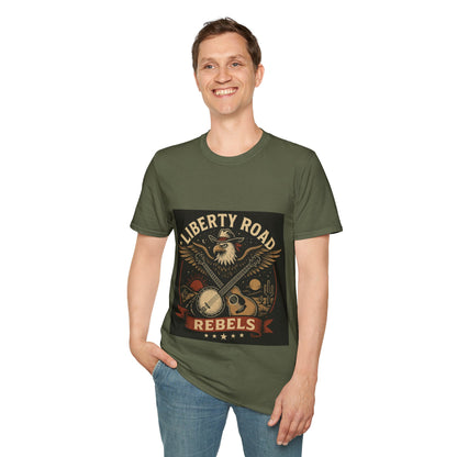 Liberty Road Rebels Vintage Americana Style T-Shirt