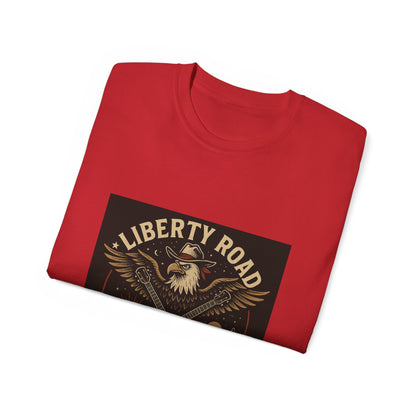 Liberty Road Rebels Vintage Americana Style Unisex Tee T-Shirt