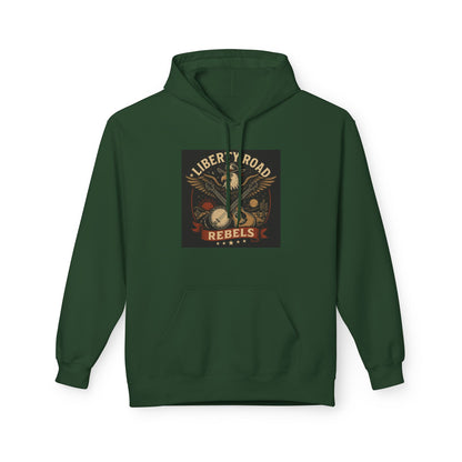 Liberty Road Rebels Vintage Americana Style Soft Fleece Hoodie