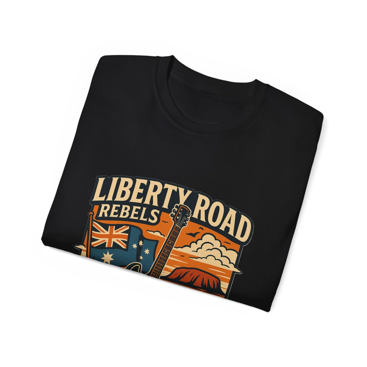 Liberty Road Rebels Australiana Unisex Ultra Cotton Tee T-Shirt