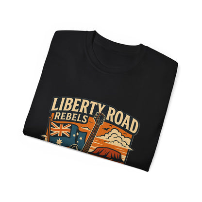 Liberty Road Rebels Australiana Unisex Ultra Cotton Tee T-Shirt