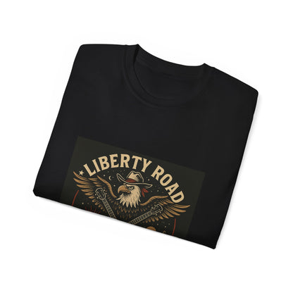 Liberty Road Rebels Vintage Americana Style Unisex Tee T-Shirt