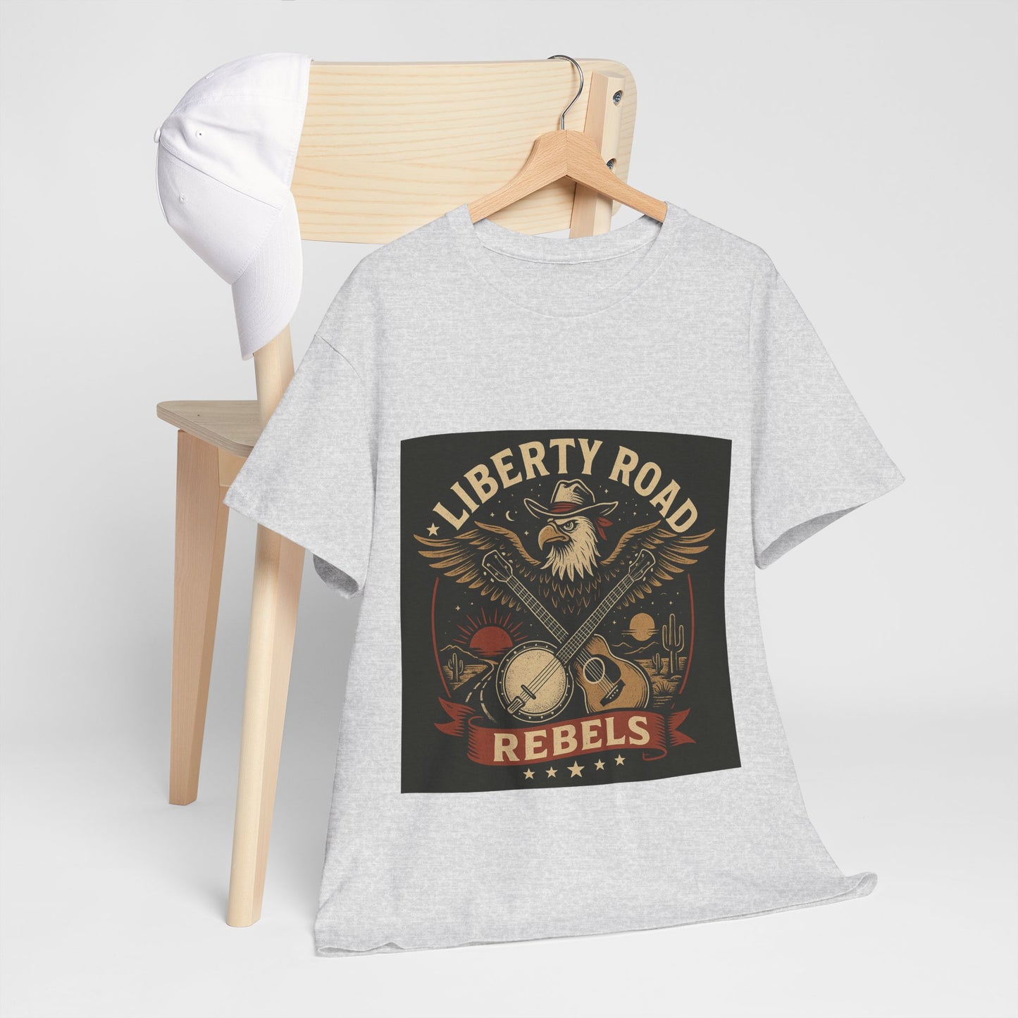 Liberty Road Rebels Vintage Americana Style Tee Unisex T-Shirt