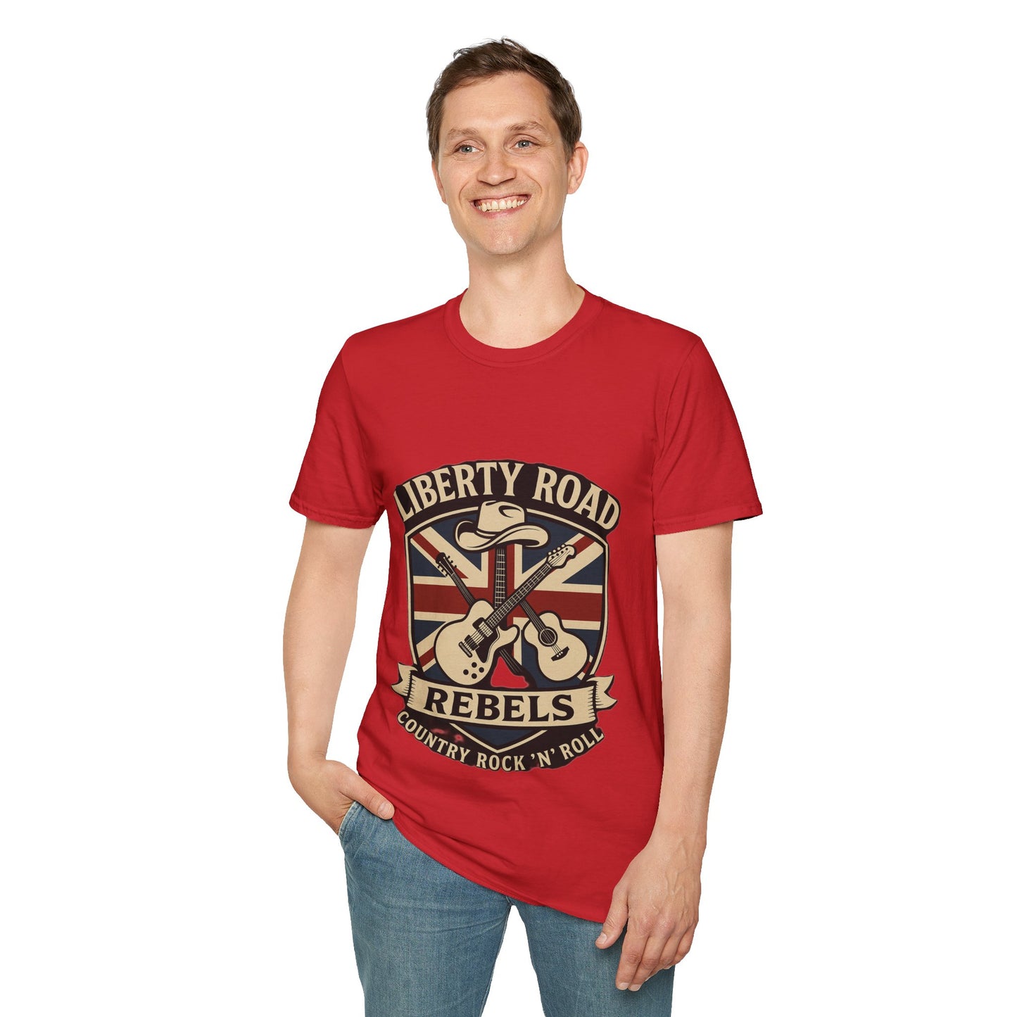 Liberty Road Rebels Britannia T-Shirt  Unisex Softstyle Tee