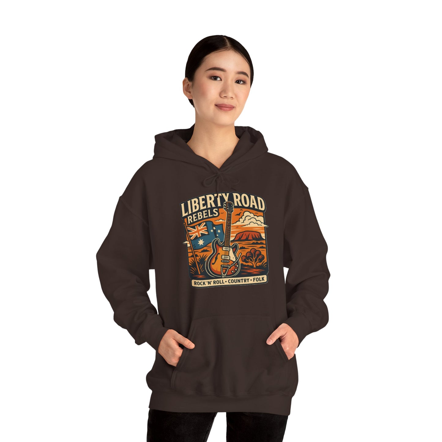 Liberty Road Rebels Australiana Hoodie
