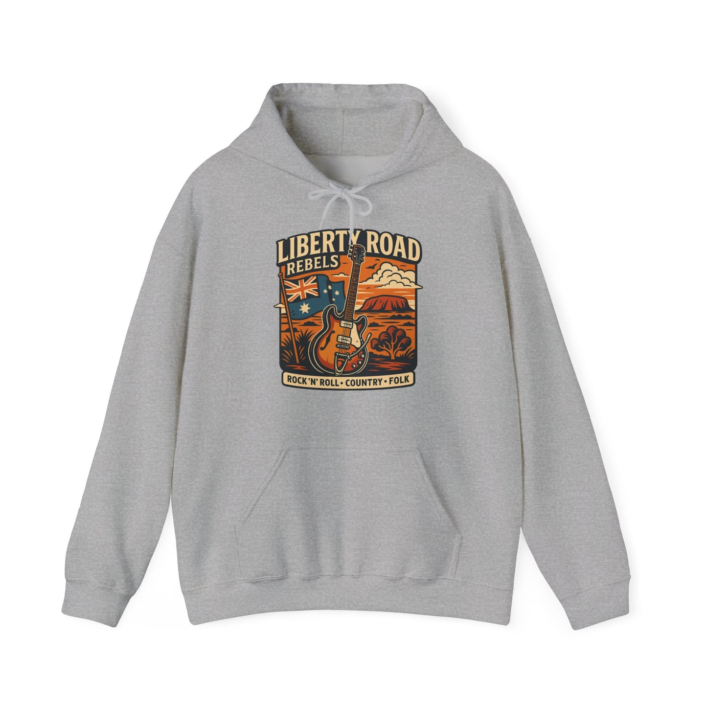 Liberty Road Rebels Australiana Hoodie