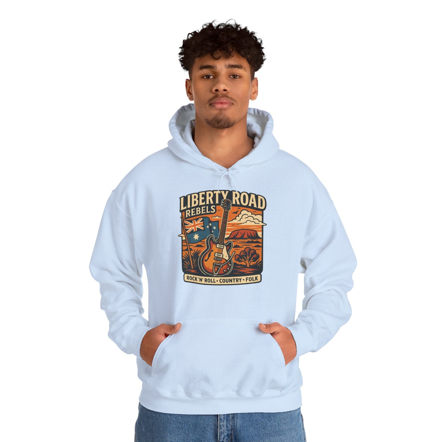 Liberty Road Rebels Australiana Hoodie
