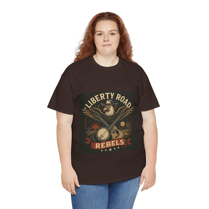 Liberty Road Rebels Vintage Americana Style Tee Unisex T-Shirt