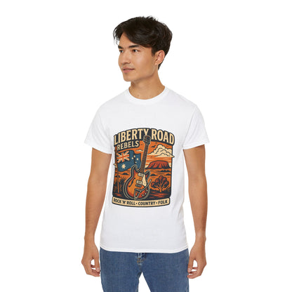 Liberty Road Rebels Australiana Unisex Ultra Cotton Tee T-Shirt