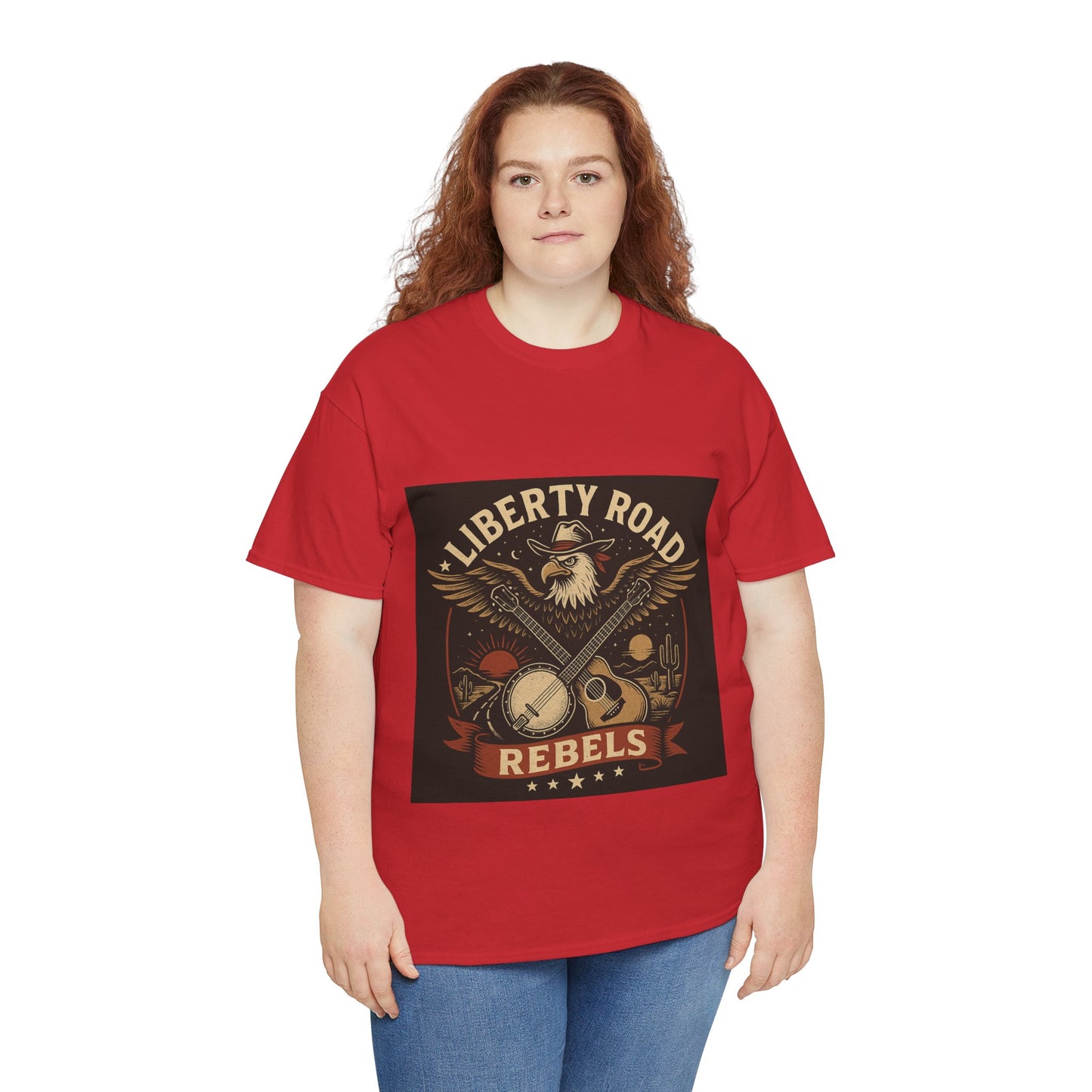 Liberty Road Rebels Vintage Americana Style Tee Unisex T-Shirt