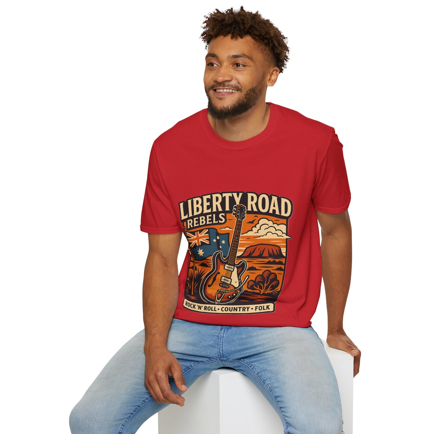 Liberty Road Rebels Australiana T-Shirt Unisex Graphic Tee