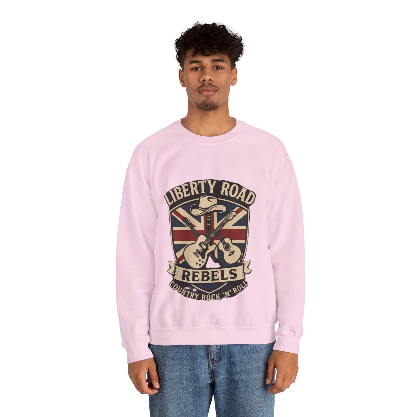 Liberty Road Rebels Britannia Sweatshirt Unisex Crewneck Longsleeve T-Shirt