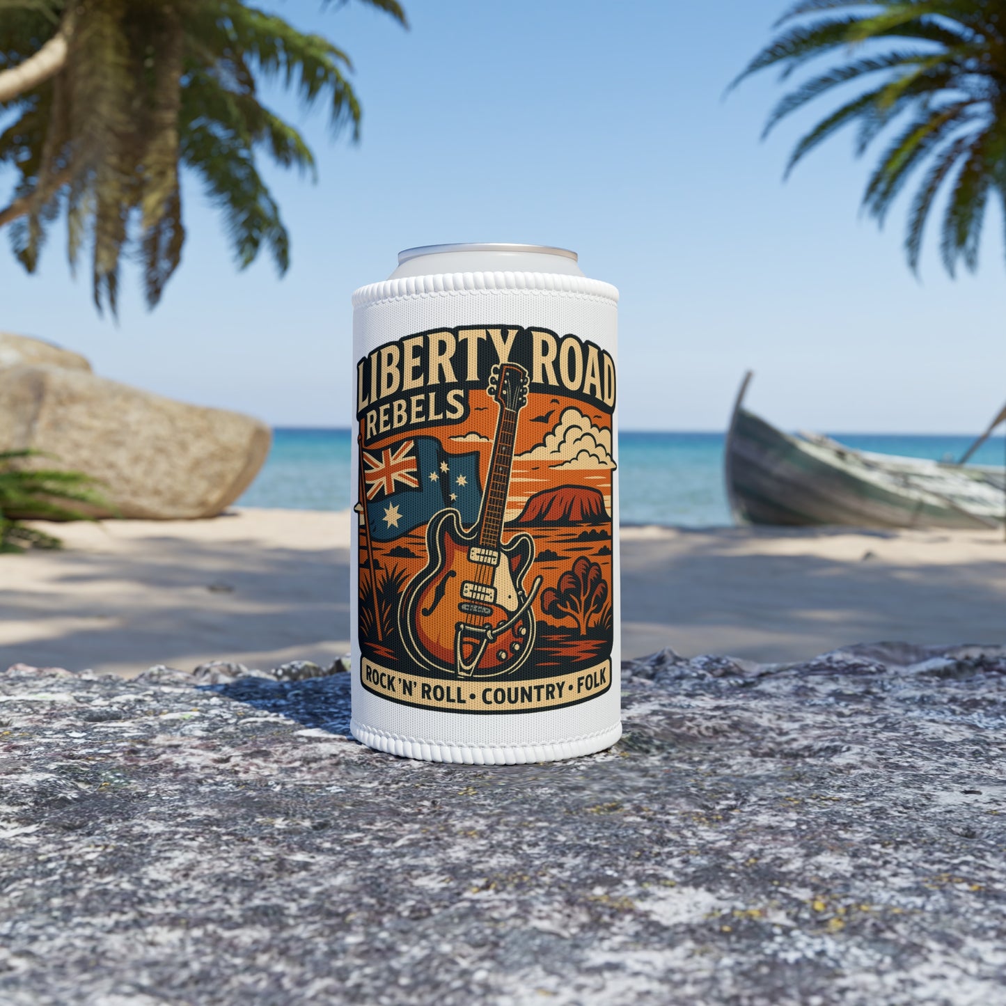 Liberty Road Rebels Australiana Stubby Cooler