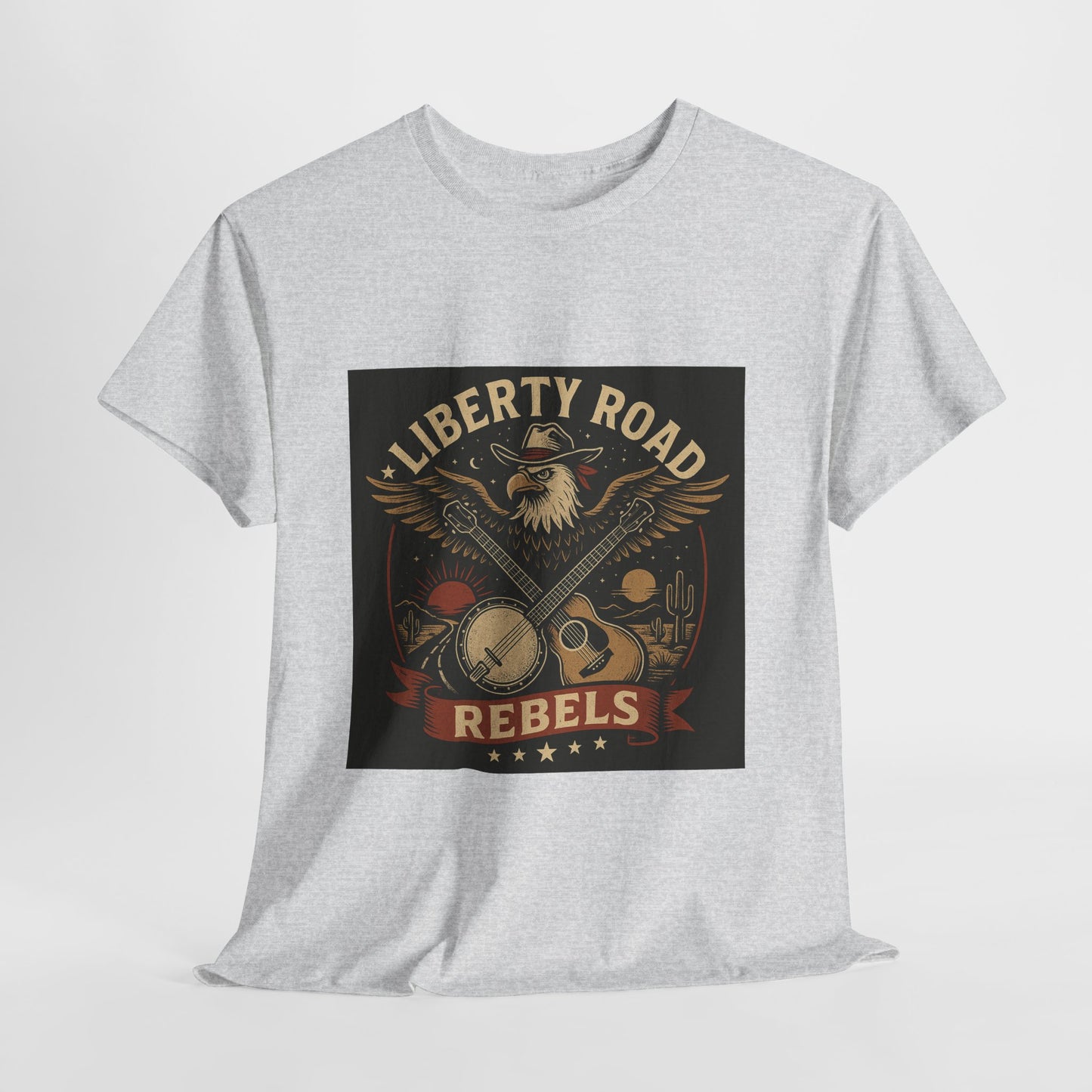 Liberty Road Rebels Vintage Americana Style Tee Unisex T-Shirt