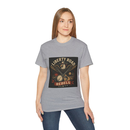 Liberty Road Rebels Vintage Americana Style Unisex Tee T-Shirt