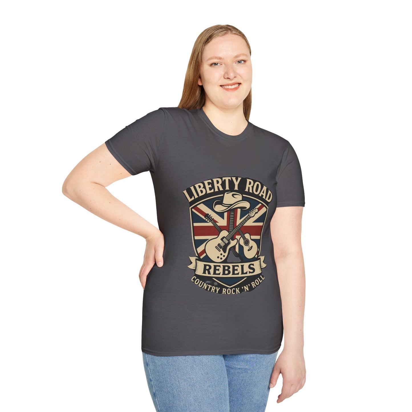 Liberty Road Rebels Britannia T-Shirt  Unisex Softstyle Tee