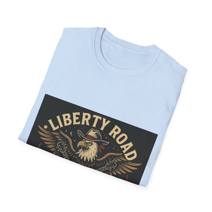 Liberty Road Rebels Vintage Americana Style T-Shirt