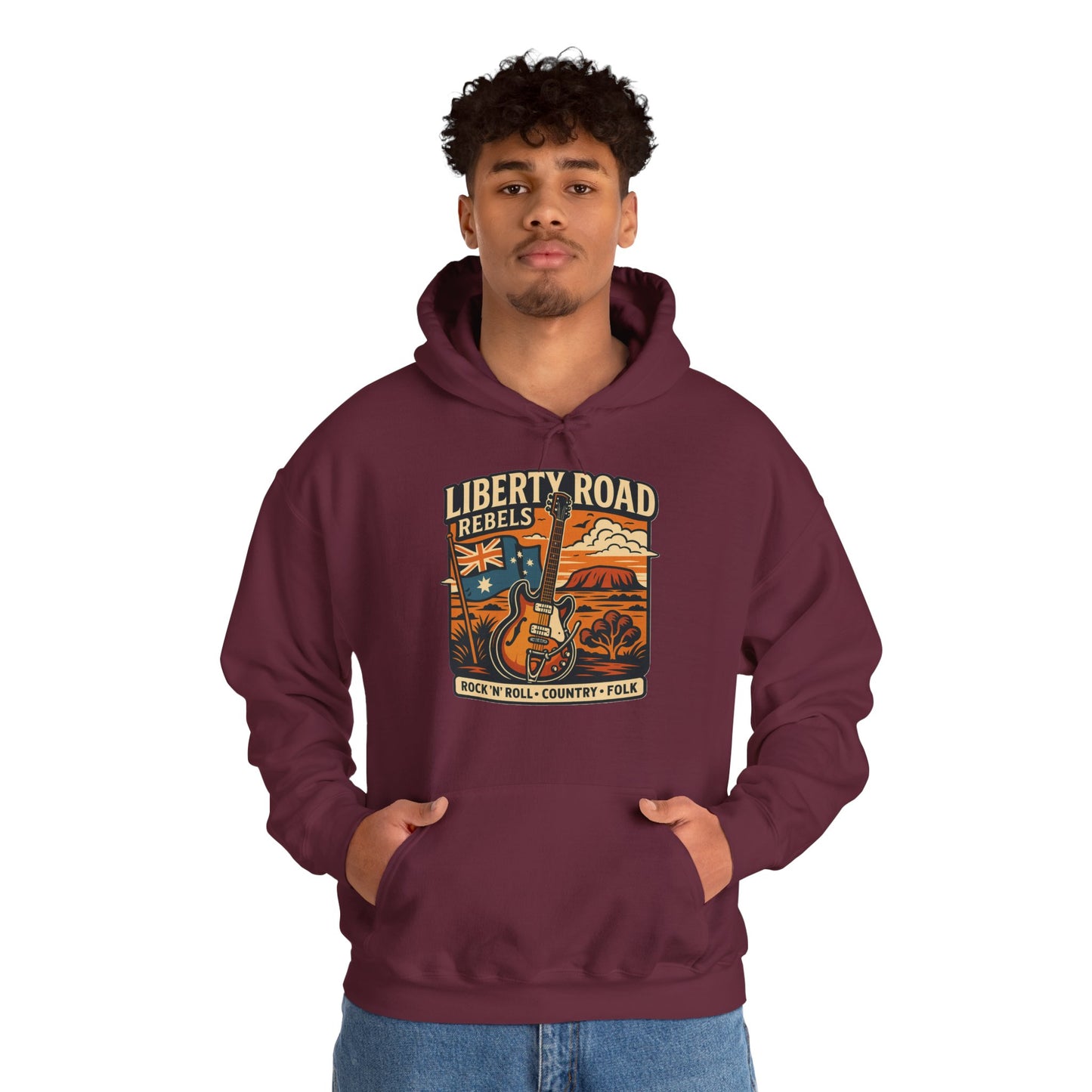 Liberty Road Rebels Australiana Hoodie