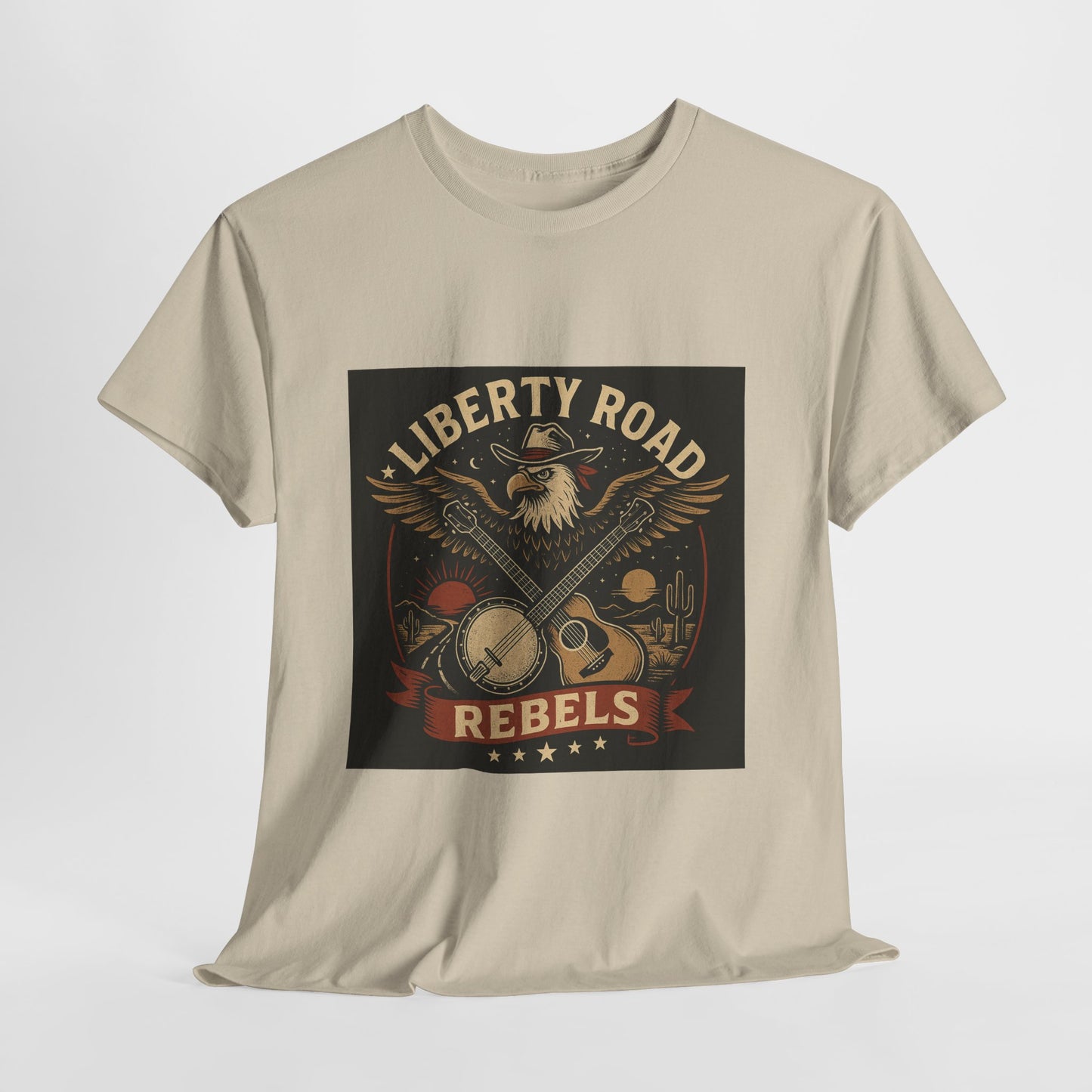 Liberty Road Rebels Vintage Americana Style Tee Unisex T-Shirt