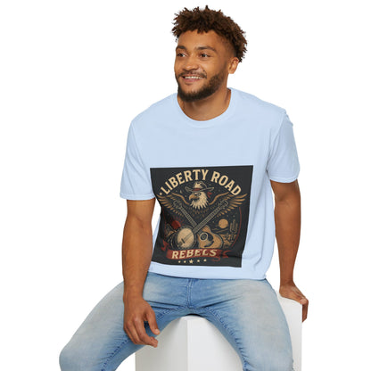 Liberty Road Rebels Vintage Americana Style T-Shirt