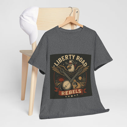 Liberty Road Rebels Vintage Americana Style Tee Unisex T-Shirt