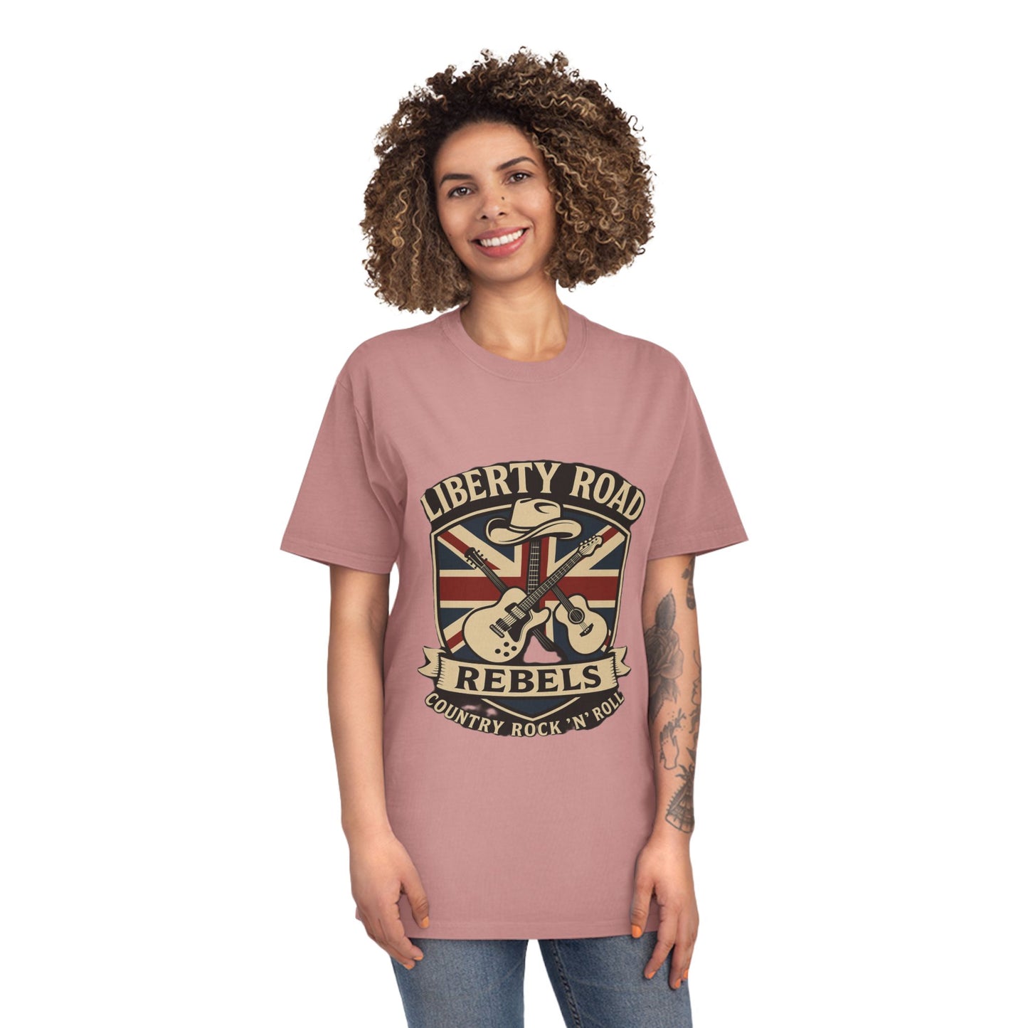 Liberty Road Rebels Britannia Unisex T-Shirt Vintage Tee