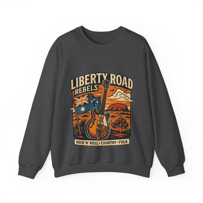 Liberty Road Rebels Australiana Cozy Crewneck Sweatshirt
