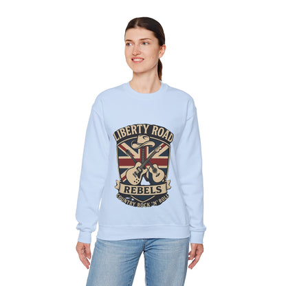 Liberty Road Rebels Britannia Sweatshirt Unisex Crewneck Longsleeve T-Shirt