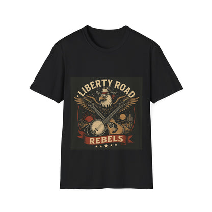 Liberty Road Rebels Vintage Americana Style T-Shirt