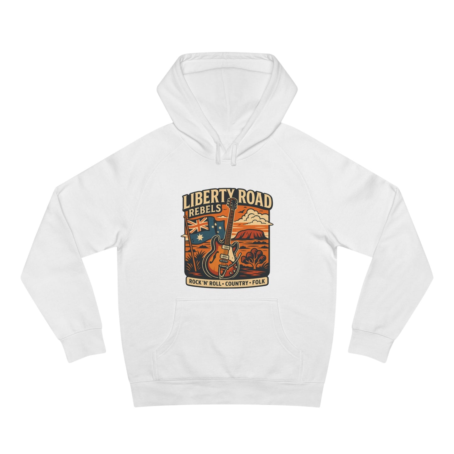 Liberty Road Rebels Vintage Australiana Hoodie