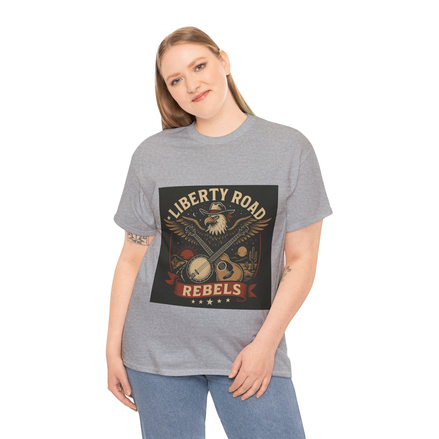 Liberty Road Rebels Vintage Americana Style Tee Unisex T-Shirt