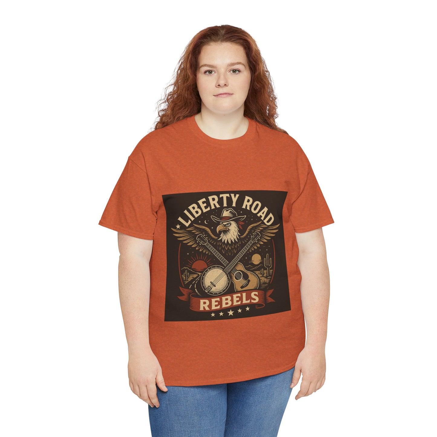 Liberty Road Rebels Vintage Americana Style Tee Unisex T-Shirt