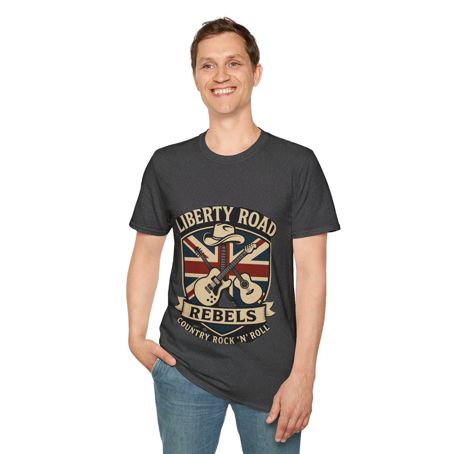 Liberty Road Rebels Britannia T-Shirt  Unisex Softstyle Tee