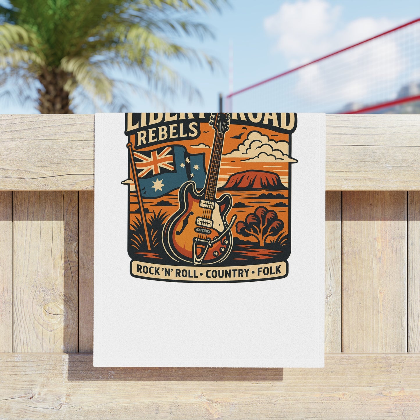 Liberty Road Rebels Australiana Beach Towels