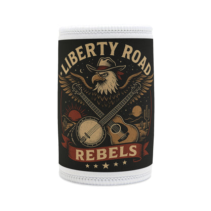 Liberty Road Rebels Vintage Americana Style Stubby Cooler