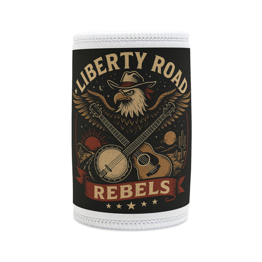 Liberty Road Rebels Vintage Americana Style Stubby Cooler
