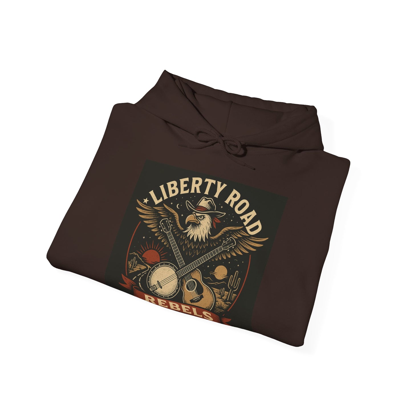 Liberty Road Rebels Vintage Americana Style Sweatshirt Unisex Hoodie