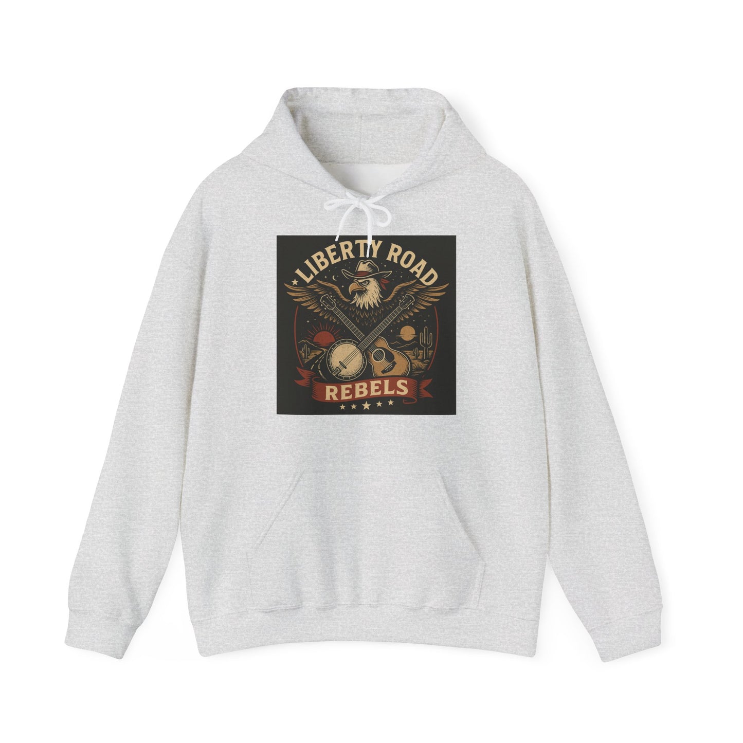 Liberty Road Rebels Vintage Americana Style Sweatshirt Unisex Hoodie